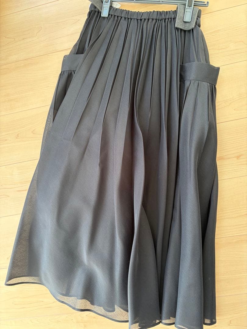 united arrows オーガンジー　ポケットプリーツスカート 新日 UNITED ARROWS（ユナイテッドアローズ）の「オーガンジー ポケット