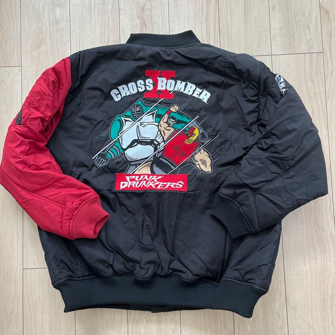 XL パンクドランカーズ✖︎キン肉マンxarktzクロスボンバーMA-1 JKT XL パンクドランカーズ✖︎キン肉マンxarktzクロスボンバーMA-1 JKT