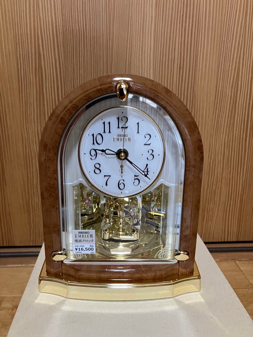 SEIKO EMBLEM 木製置時計HW592B