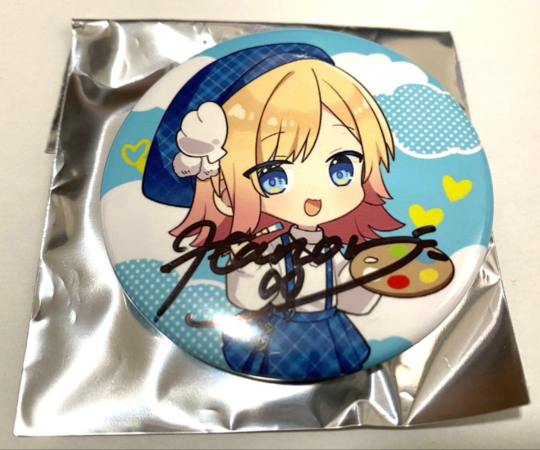 ハコニワリリィ Hanon 2ndワンマン 直筆サイン 缶バッジ