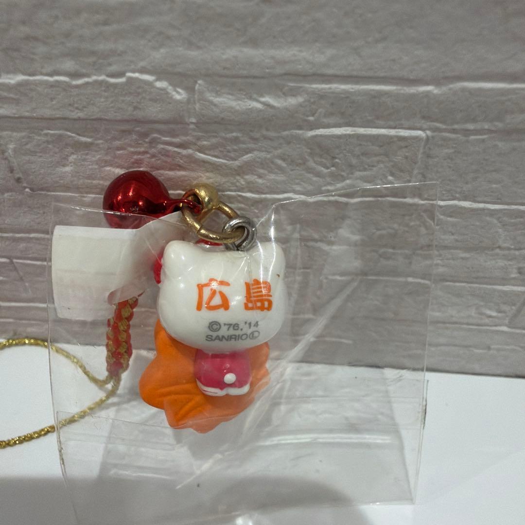 ハローキティ 2014年 広島限定 紅葉まんじゅう ご当地ストラップ