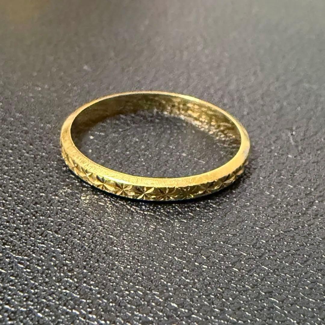 K18YG カットリング 9号 クレール]K18MPG スタッズカット リング（610401） ｜ women