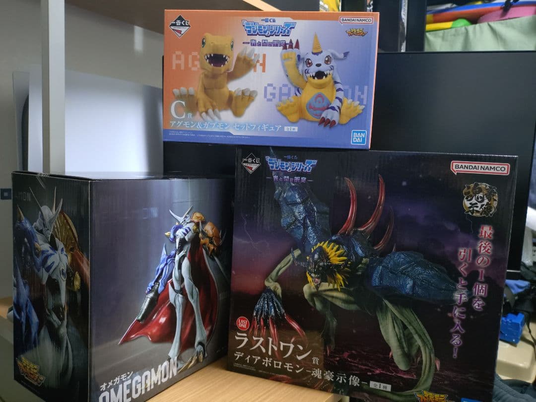 デジモン一番くじA賞オメガモン C賞アグモン&ガブモン　ラストワン賞　おまけ 一番くじ 「デジモン」シリーズ -光と闇の衝突-｜一番くじ倶楽部