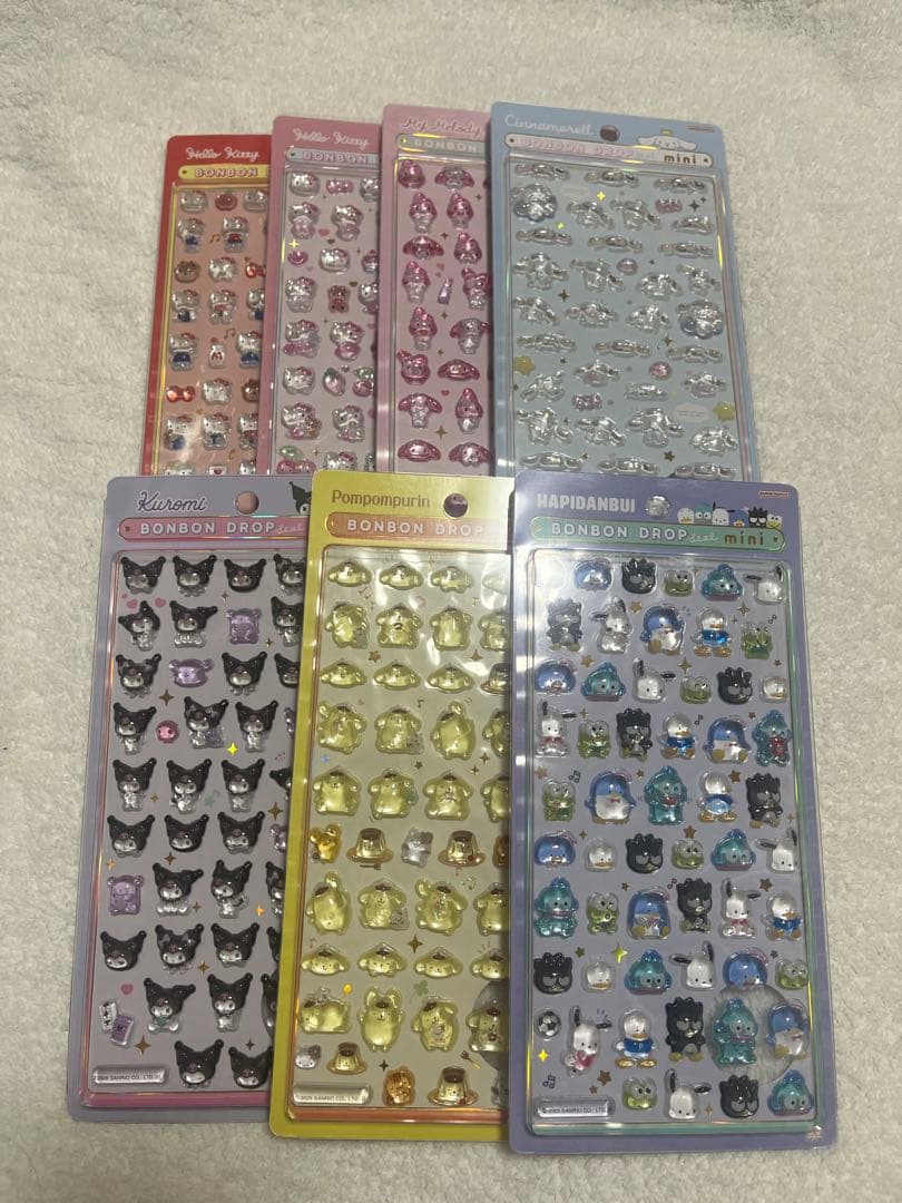サンリオミニ　ボンボンドロップシール