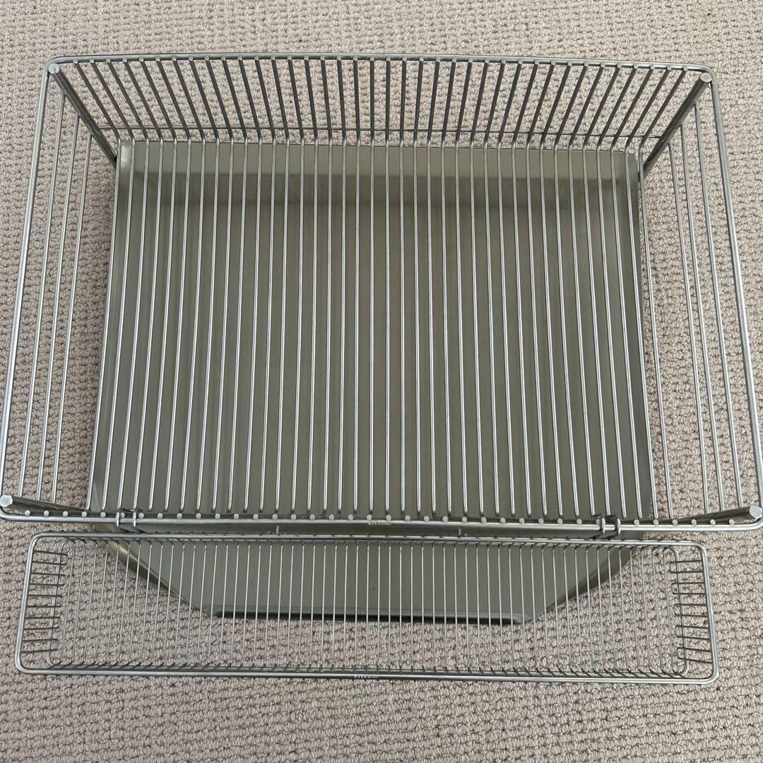 ステンレス製中型食器スタンド