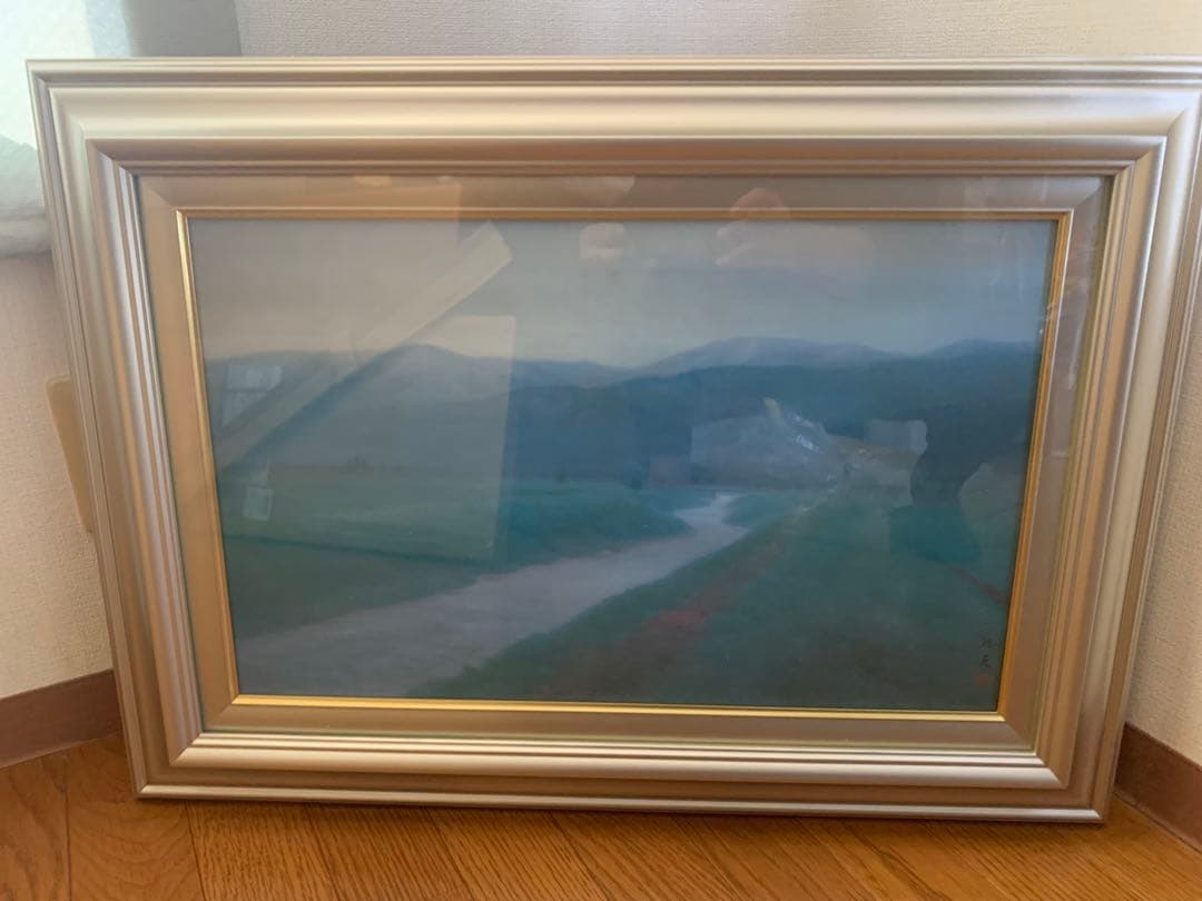 東山魁夷　『郷愁』　岩絵の具方式複製工芸画