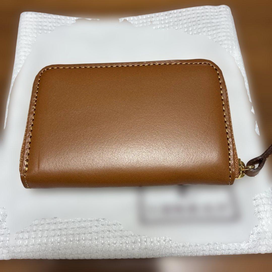 土屋鞄製造所 コンフィオ ヌメ革ファスナー小銭入れ ブラウン - メルカリ