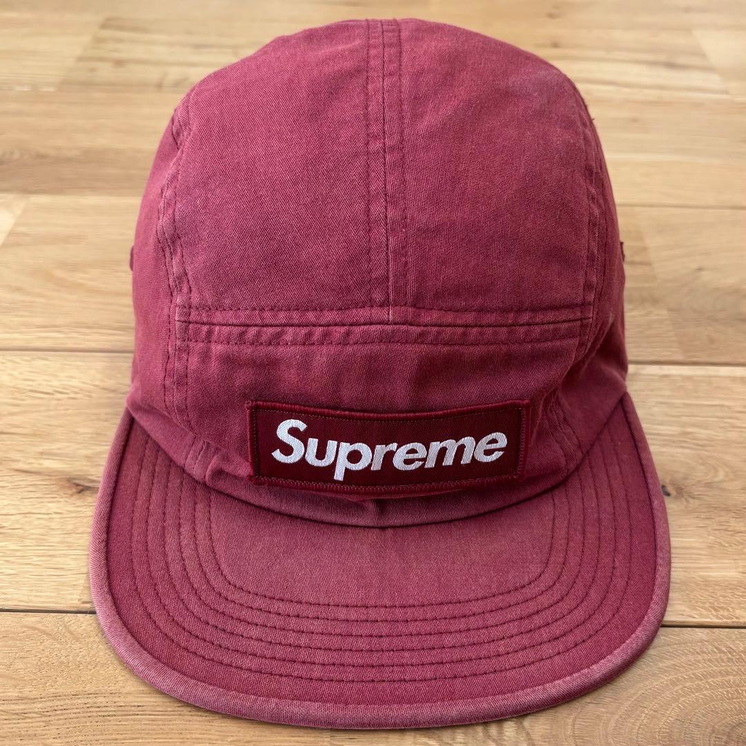 【希少カラー】Supreme Military Camp Cap バーガンディ