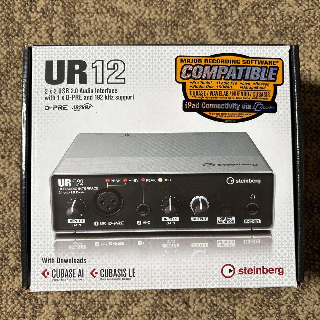 【迅速発送】Steinberg UR12 USBオーディオインターフェイス