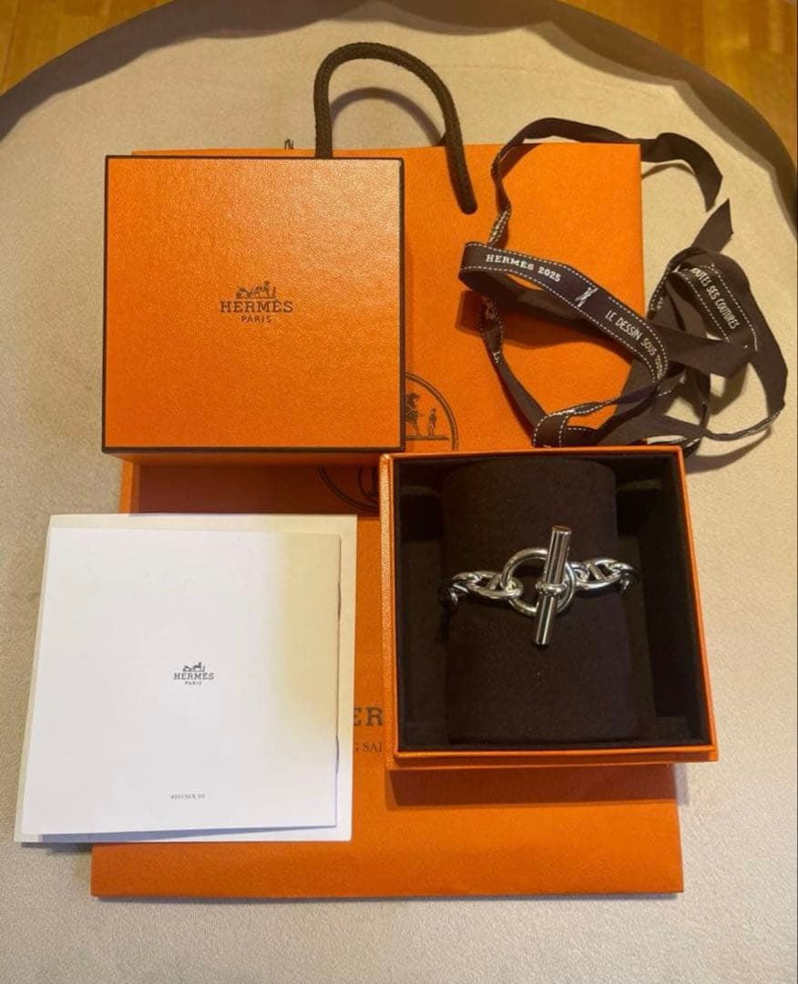 e*y様 HERMES エルメス シェーヌダンクル ブレスレットGM 11コマ HERMES（エルメス） ブレスレット シェーヌダンクル GM HERMES Chaine