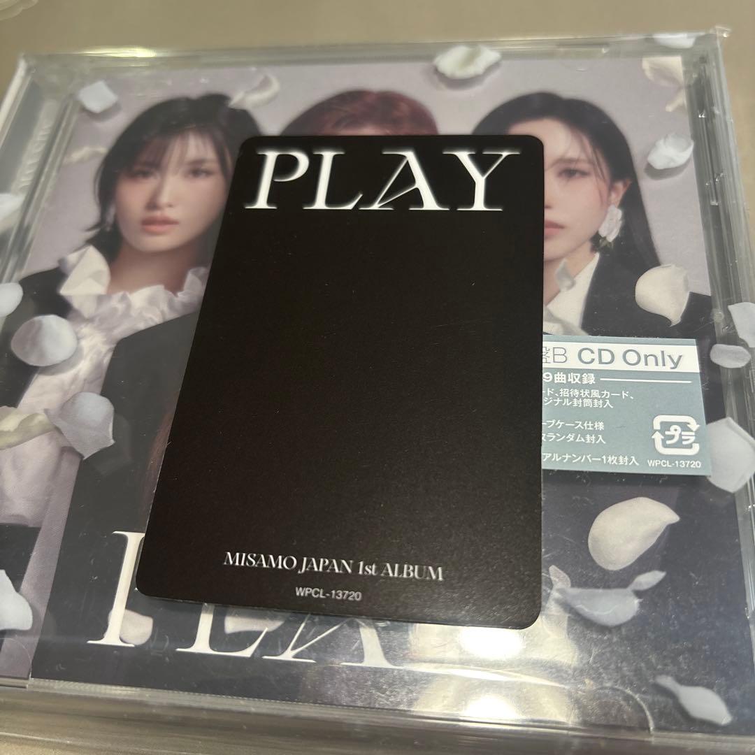 MISAMO PLAY 初回限定盤B サナ トレカ B盤 ミサモ - メルカリ