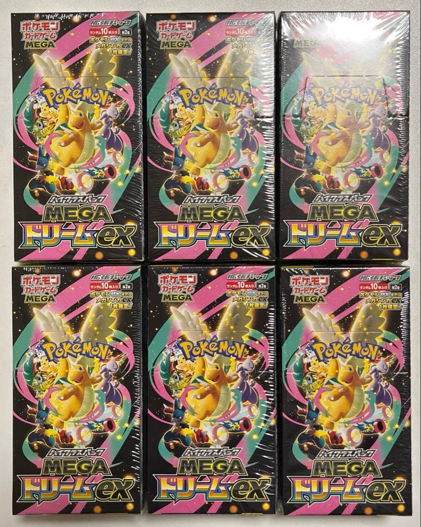 MEGAドリームex シュリンク付き 新品未開封 6BOX