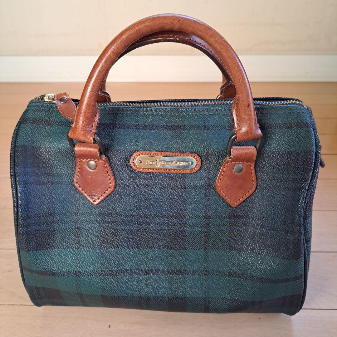 美品ポロラルフローレン　ボストンバッグ