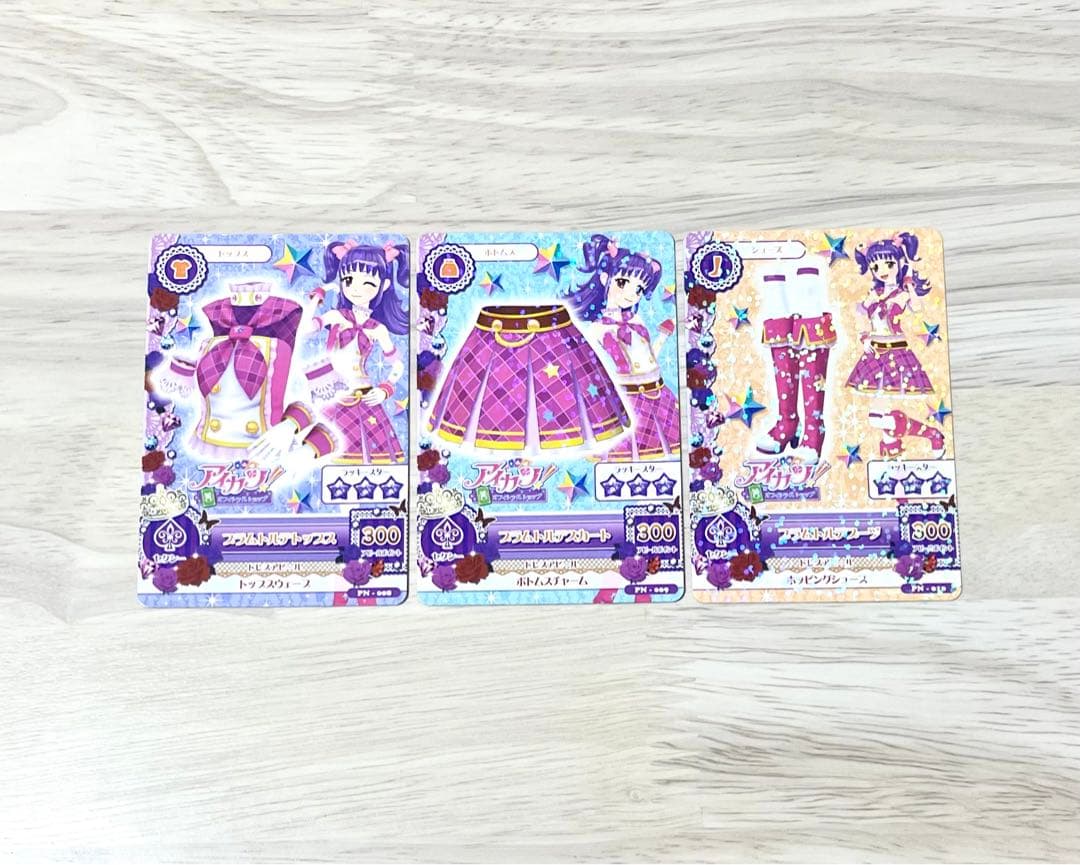 アイカツ　三ノ輪ヒカリ　プラムトルテコーデ