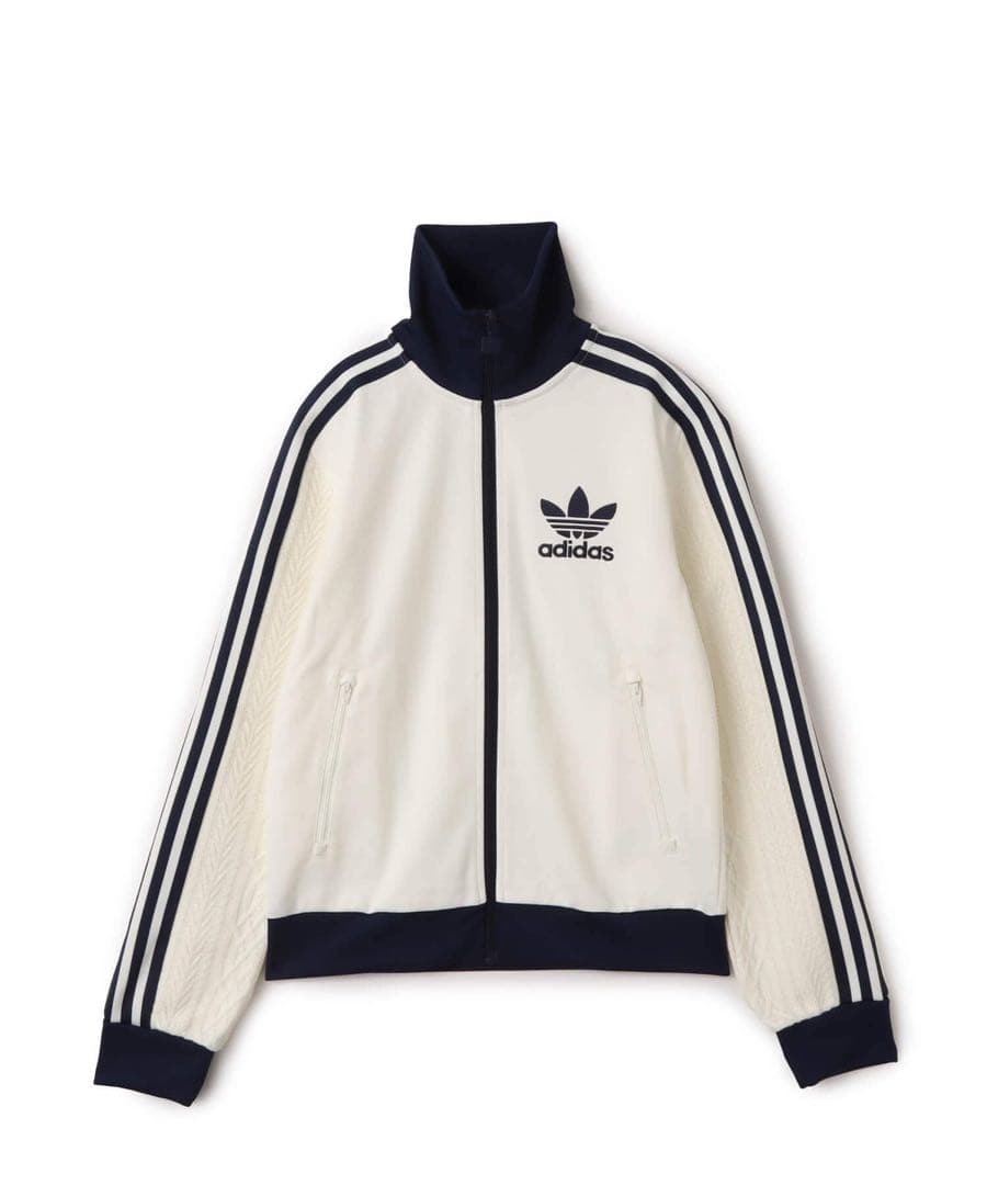 【完売品】adidas KNIT CLASSIC TRACK TOP ネイビー