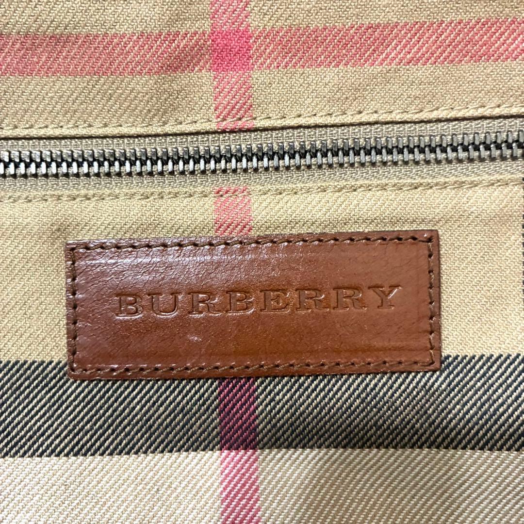 BURBERRY トートバッグ A4ショルダー可能 ハニーベージュ メガチェック