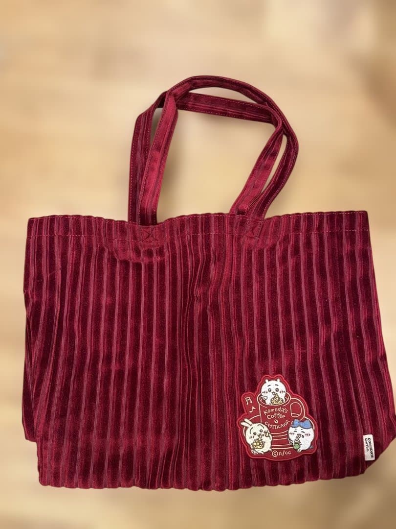 ちいかわ　コメダ珈琲　ソファ柄　トートバッグ　当選品