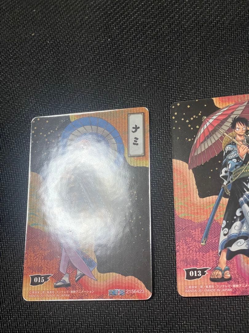 ワンピースカード キャラメルポップコーン5 SS 013,015 ナミ 和服