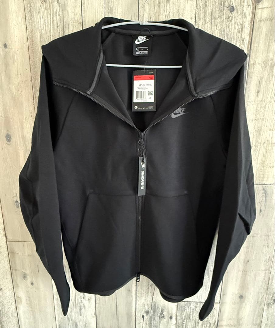 新品未使用 ブラック メンズL テックフリース セットアップ ナイキ