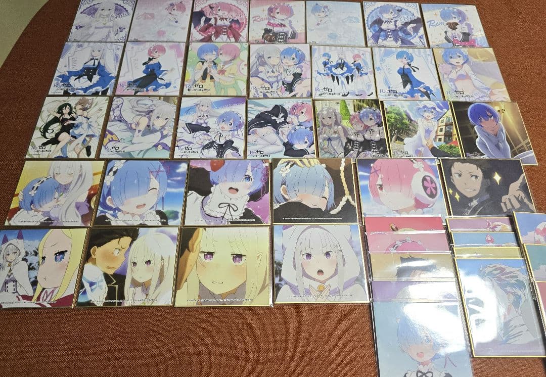 リゼロ　色紙　ローソン　映画　場面写　レム　ラム　エミリア