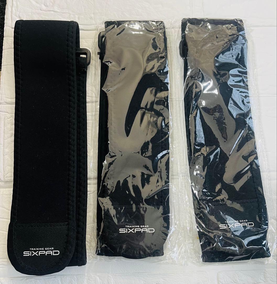 SIXPAD☆シックスパッド ボトムベルト Mサイズ、パッド4枚、ベルト3本