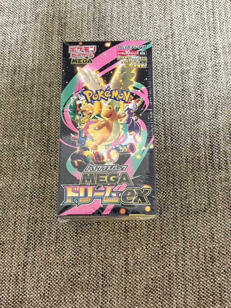 MEGAドリームex BOX シュリンク付 未開封 ポケモンカードゲーム 【シュリンク付き未開封品】ポケモンカード