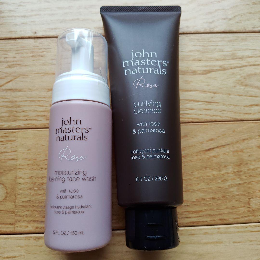 ジョンマスター　フェイスウォッシュ＆ピュリファイングクレンザー　ローズ