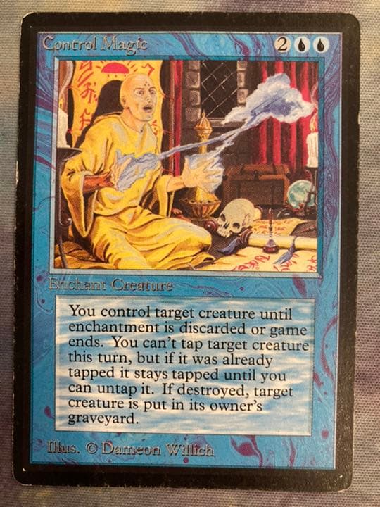 β ベータ　支配魔法　control magic 1枚　プレイド　LEB