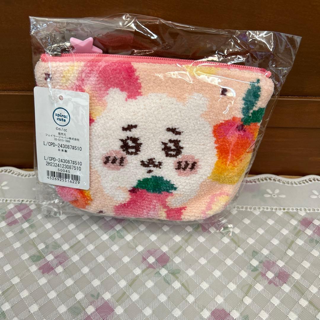 FEILER LOVERARY ちいかわピーチドット　ポーチ ラブラリーバイフェイラー×ちいかわコラボ 新品 ピーチドット×ちいかわ