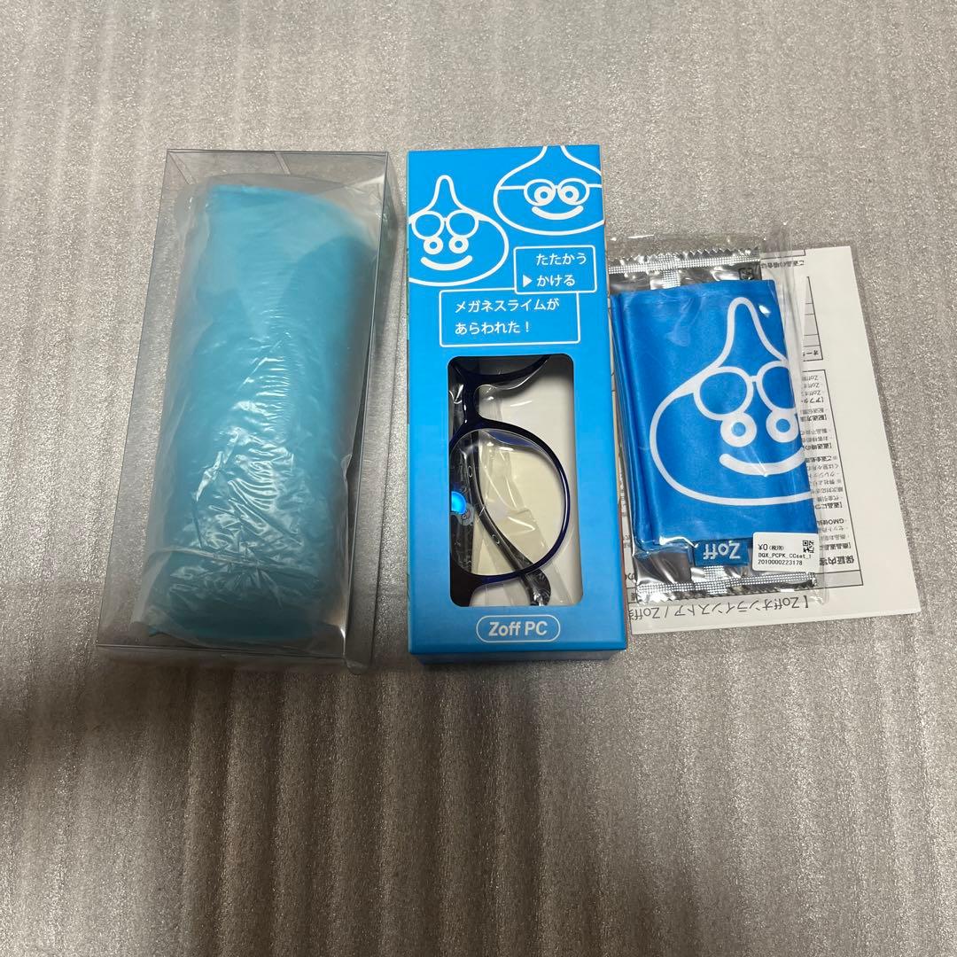 Zoff ドラゴンクエストⅩ コラボZoff PC スライムモデル＋メガネケース