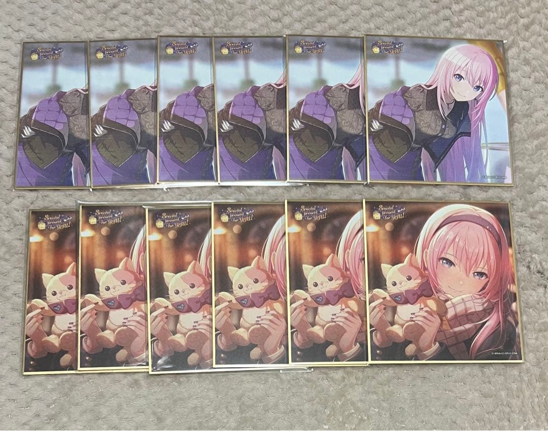 色紙 プロセカ 53c クリスマス まとめ売り 巡音ルカ - メルカリ