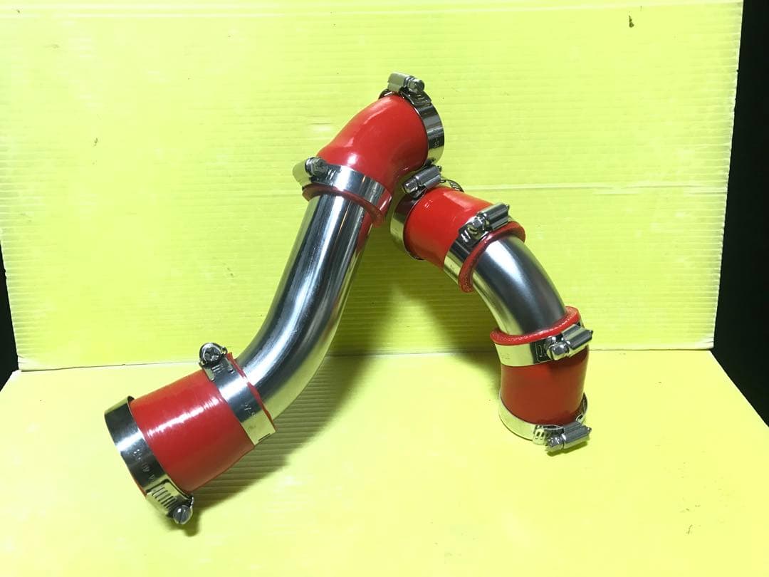 正規商品！ジムニー 【JA12】ターボパイプ2点set SUS製!希少レッド！ 正規商品！ジムニー 【JA12】ターボパイプ2点set SUS製!希少レッド