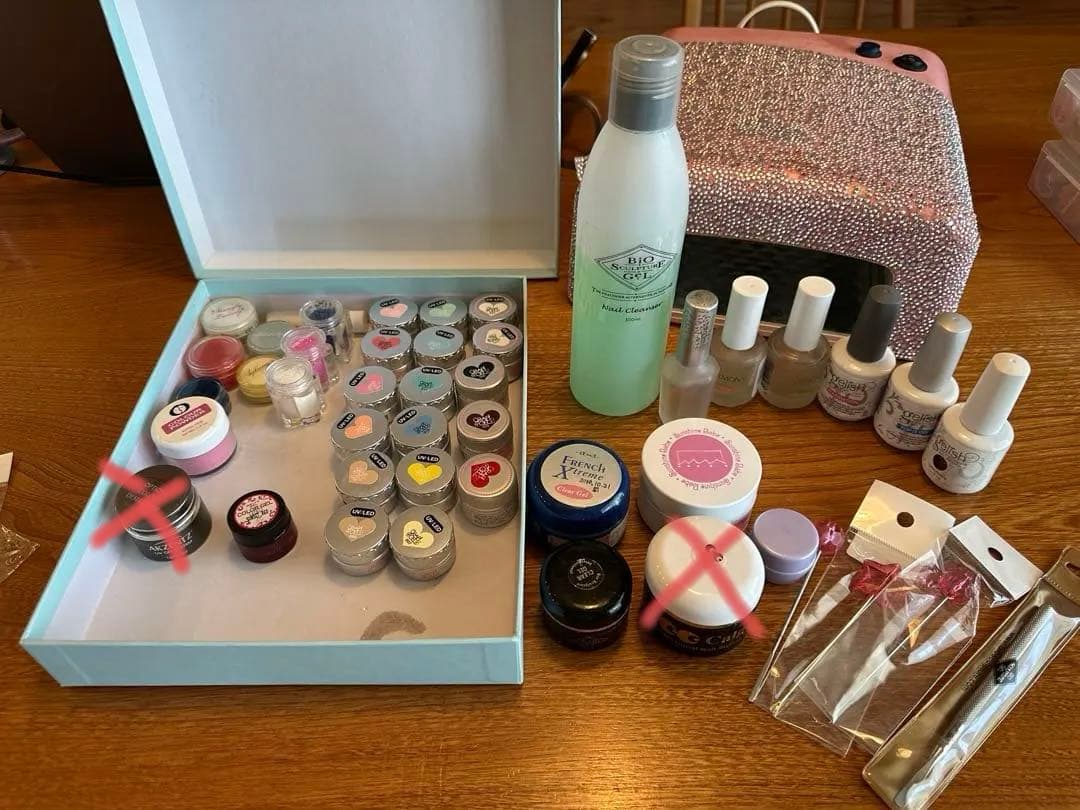 ジェルネイルセット UVランプ　ジェルネイル　筆