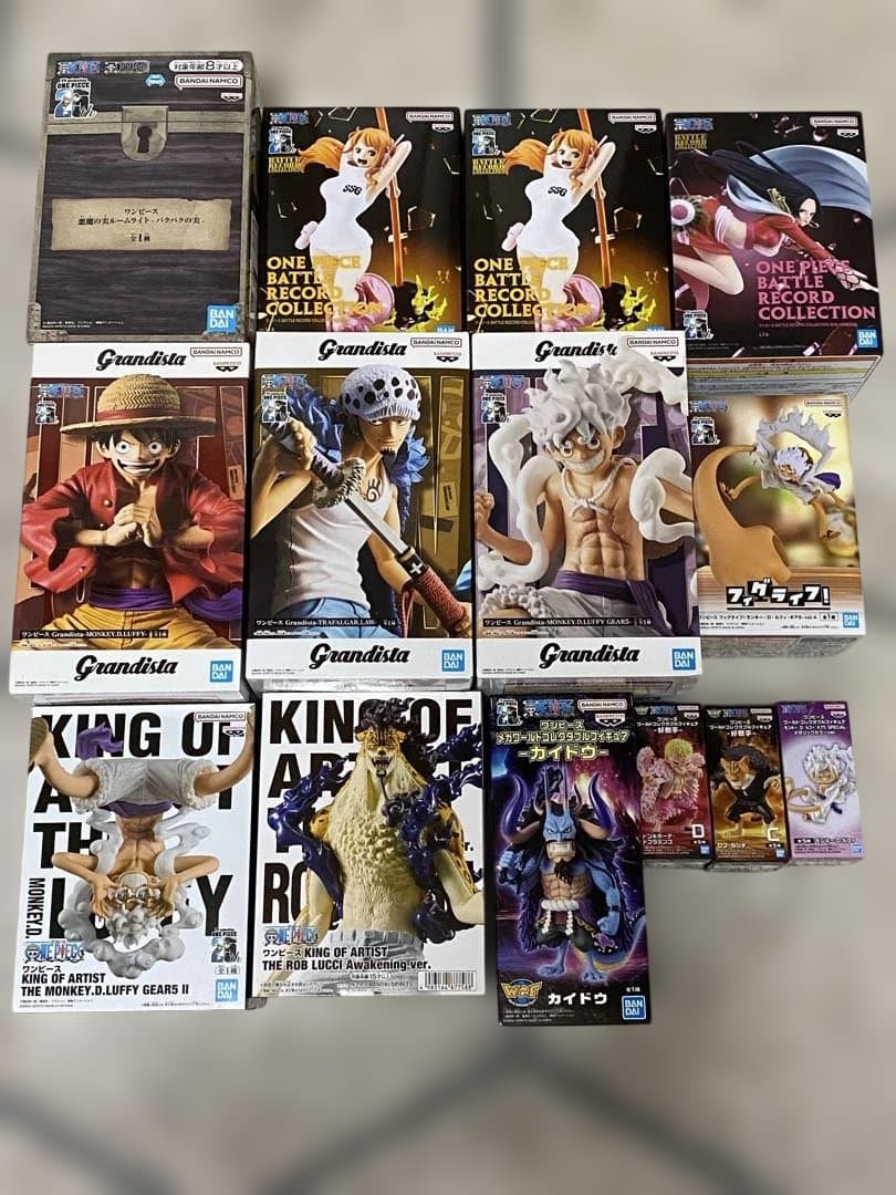 【新品未使用】ワンピース　フィギュア　14体セット エクセレントモデル ワンピース フィギュア POP NEO-DX エース ルフィ