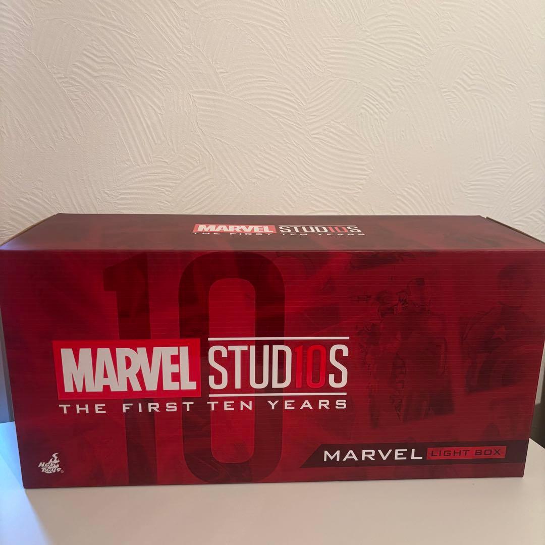 MARVEL STUDIOS LIGHT BOX 10周年記念 MARVEL STUDIOS 10周年 ミニライトボックス ロゴライト