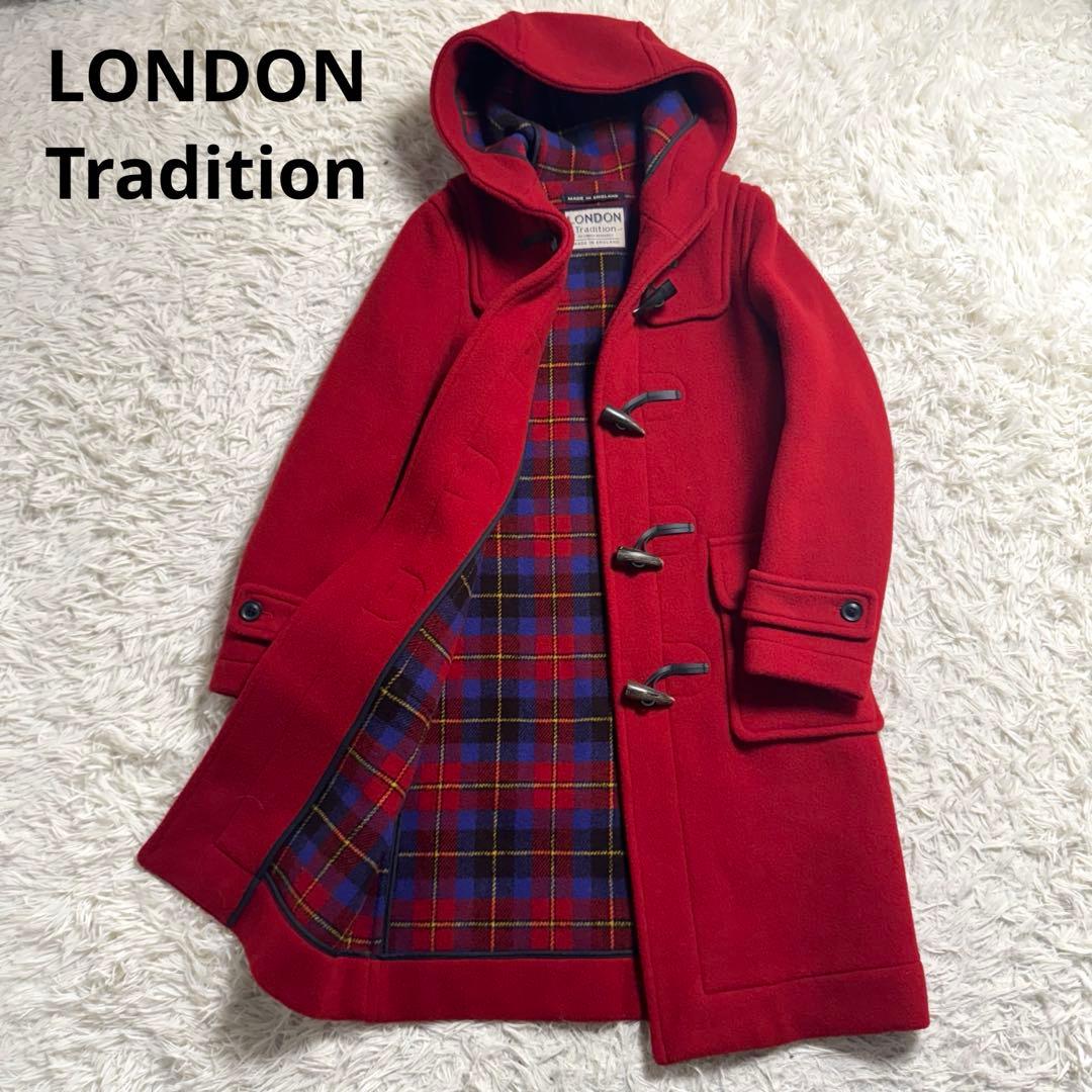 【希少色】ロンドントラディション　ダッフルコート　赤　アーバンリサーチ別注