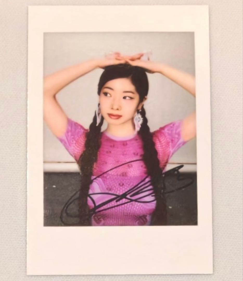 TWICE ダヒョン TEN 10周年 yizhiyu 当選限定 チェキトレカA