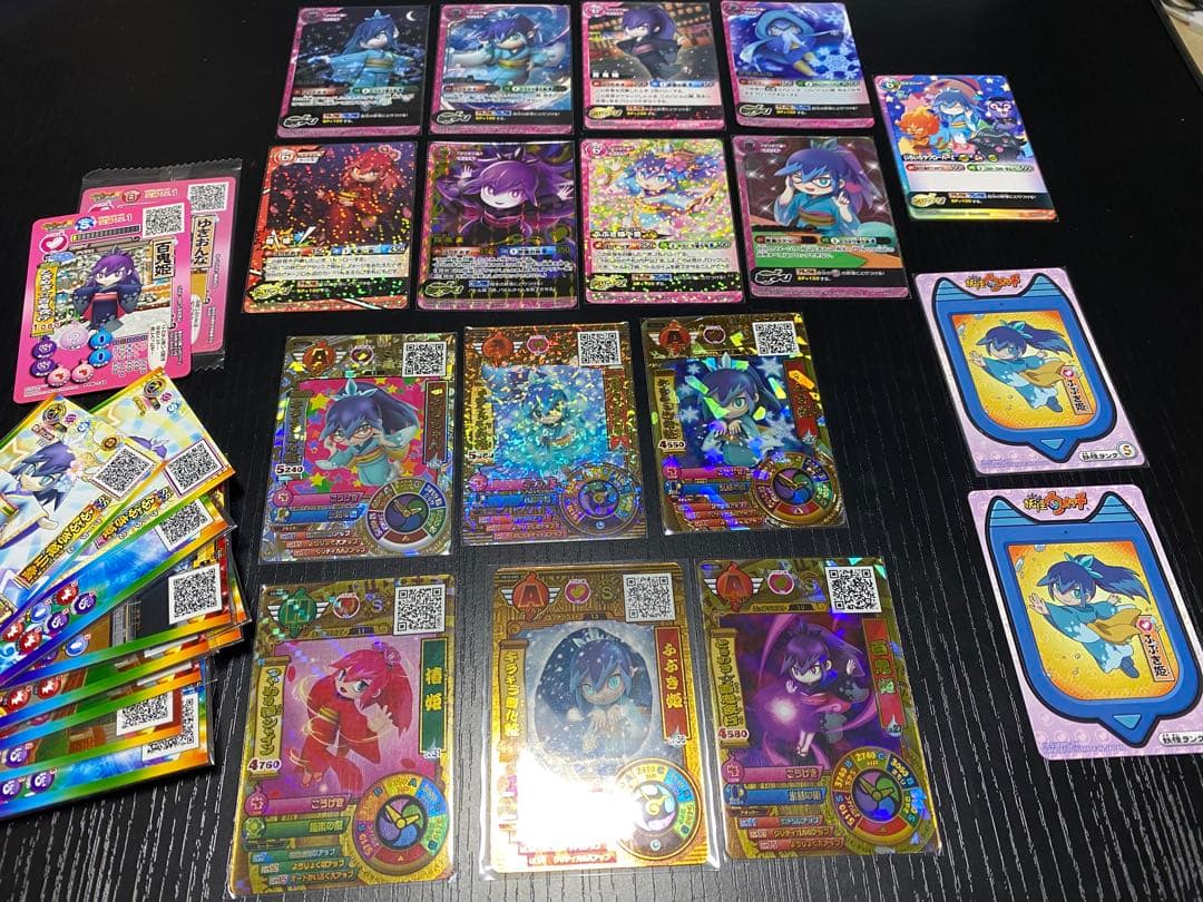 妖怪ウォッチ　カード　ふぶき姫　百鬼姫　椿姫 990円オーダー 妖怪ウォッチ カード ふぶき姫 百鬼姫 椿姫 その他