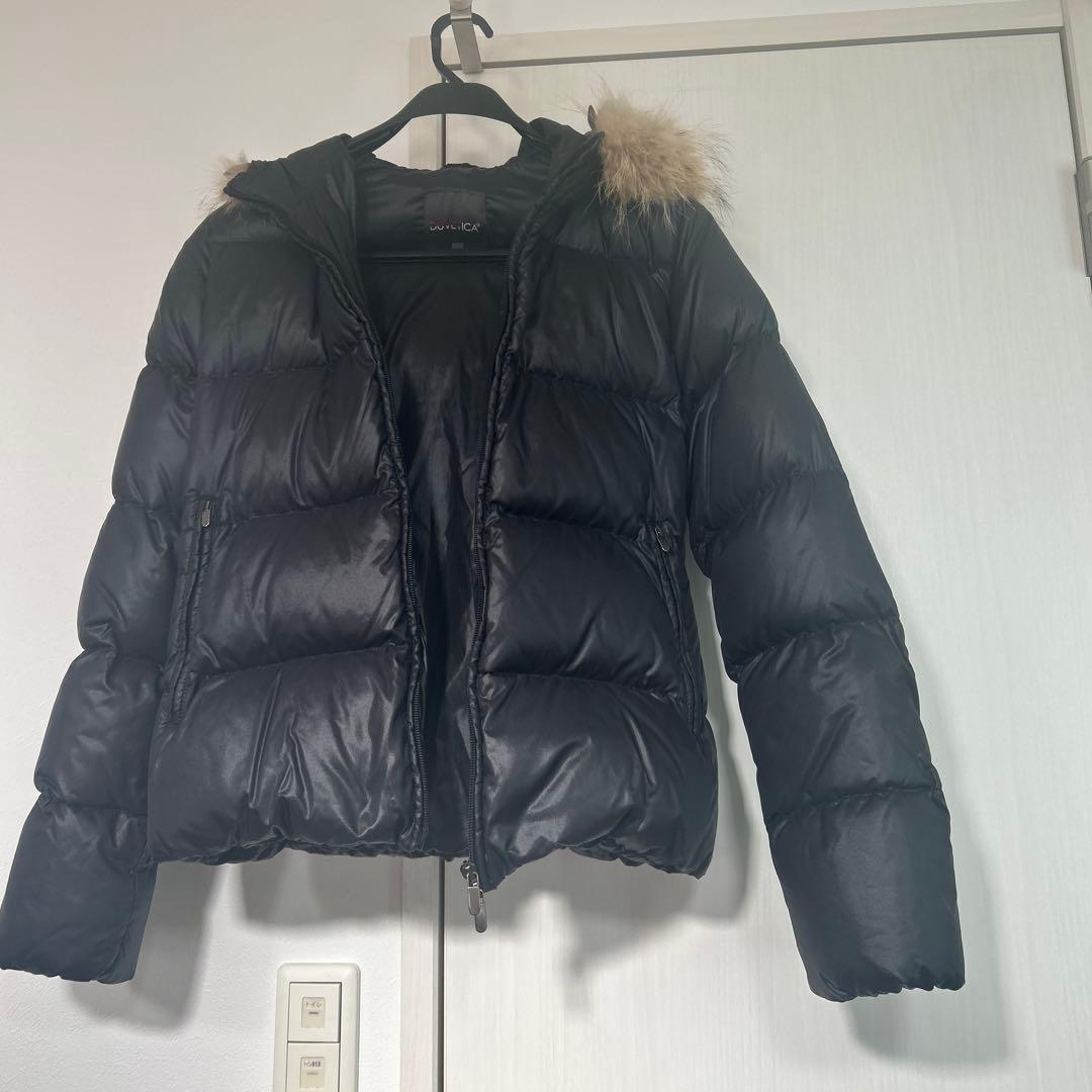 OK　DUVETICA ブラックダウンジャケット 42