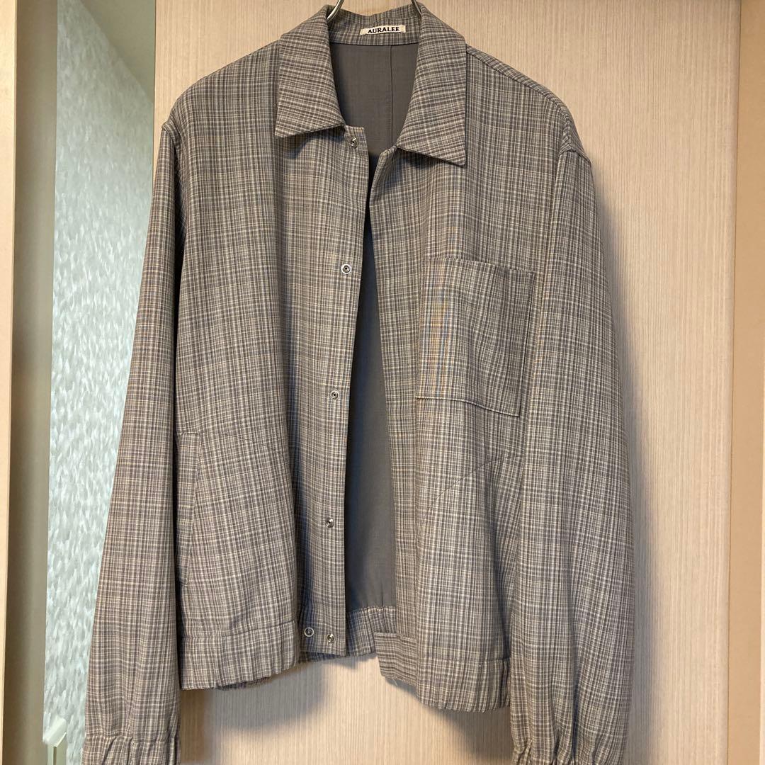 AURALEE チェックブルゾン サイズ4 A20SB01WC ジャケット
