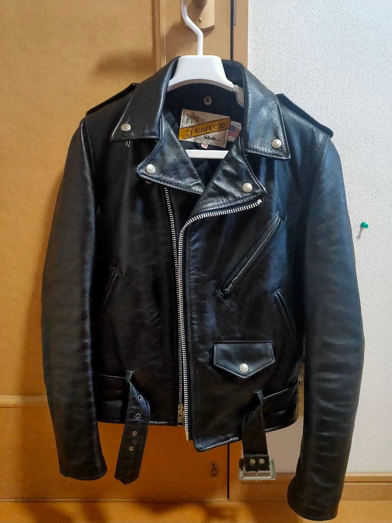 Schott ダブルライダースジャケット レザージャケット 34 618