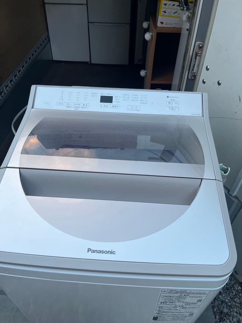 Panasonic 縦型洗濯機 NA-FA80H8 本体　2021年製