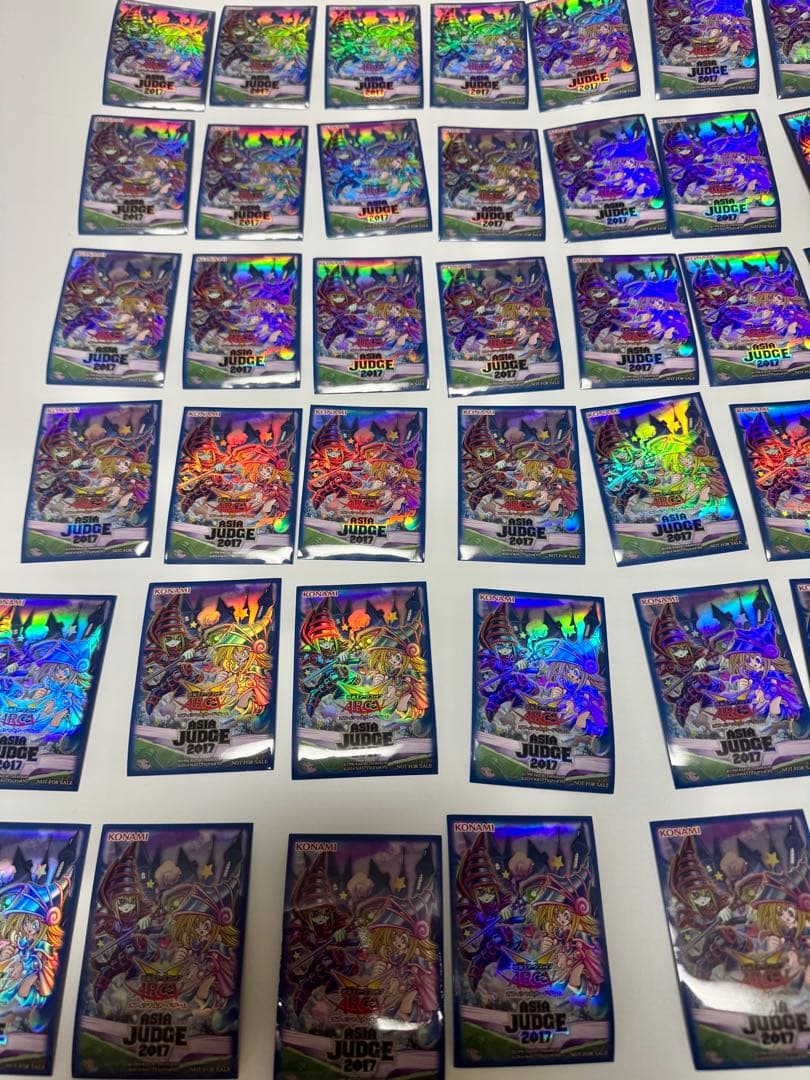 遊戯王 トゥーン ジャッジ asia judge 2017 スリーブ 130枚 - メルカリ