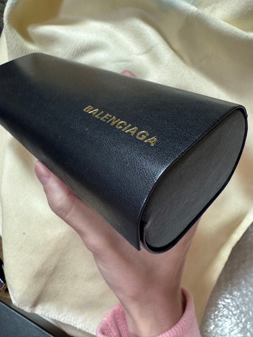 おまけ有り BALENCIAGA バレンシアガ メガネケース 黒 ノベルティ商品