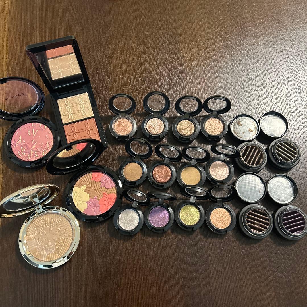 MAC アイシャドとハイライトとチーク　サンプル付き