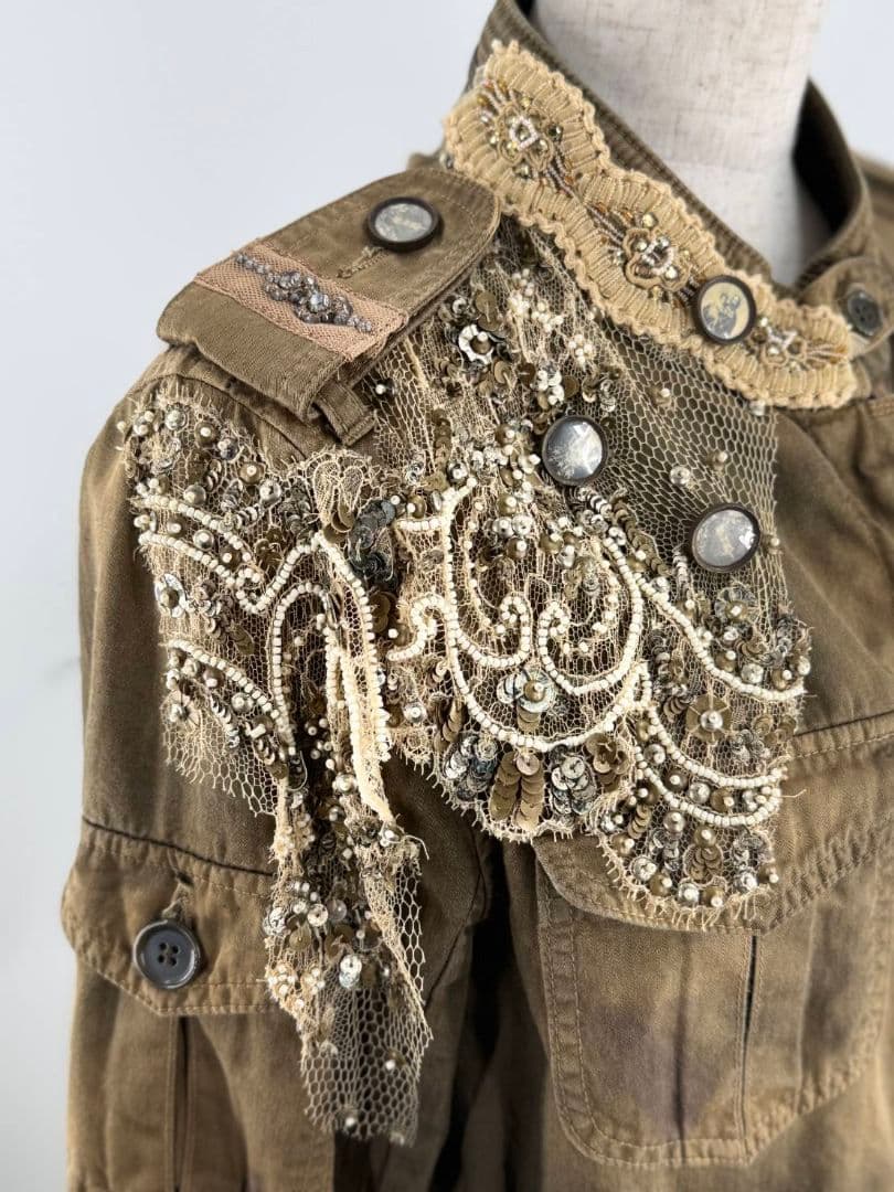 【新品未使用】シェアスピリット sharesprit 装飾ミリタリージャケット 中古・古着通販】SHARE SPIRIT (シェアスピリット) A-9 ジャケット