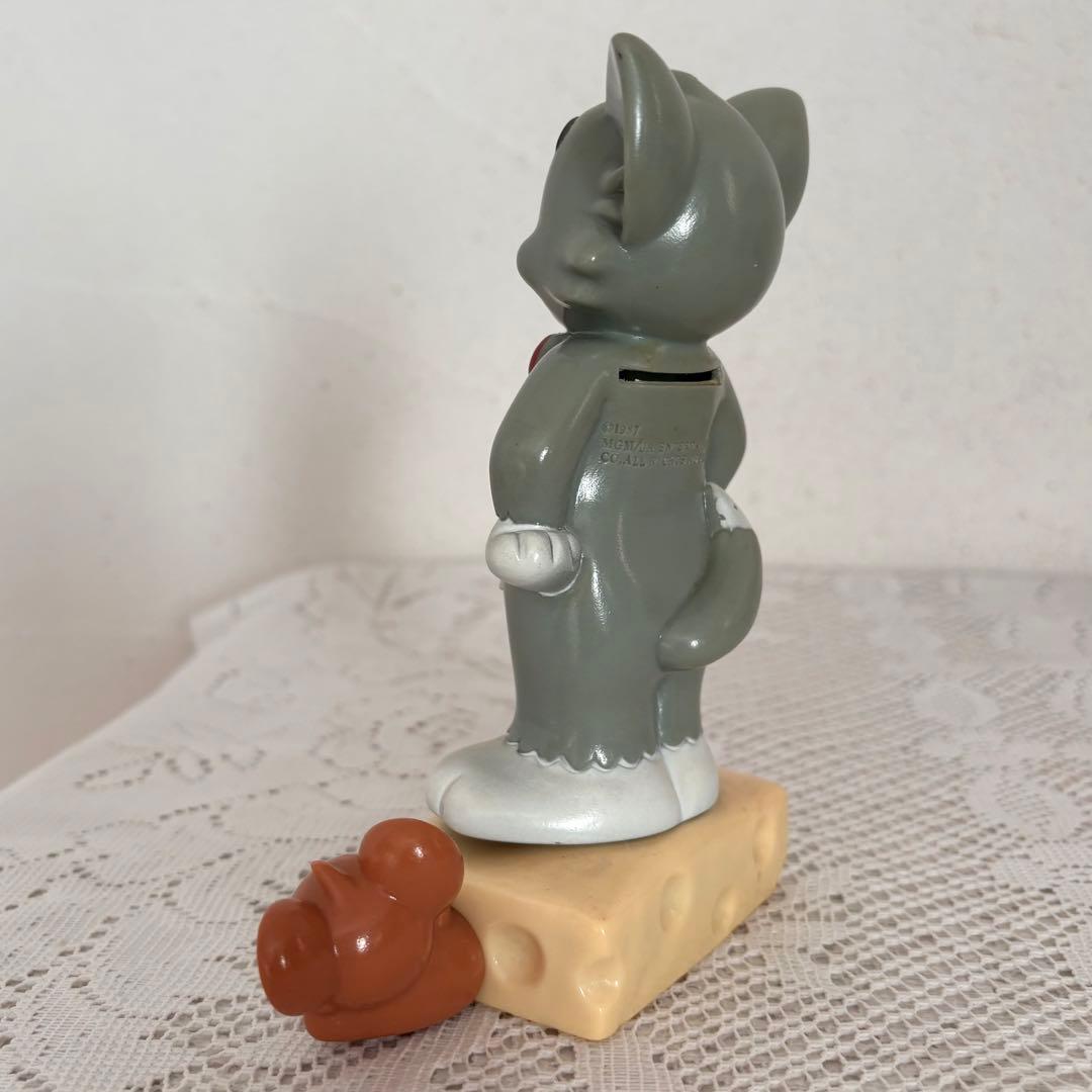 昭和レトロ 十六銀行Tom&Jerry創立110周年ソフビ貯金箱非売品