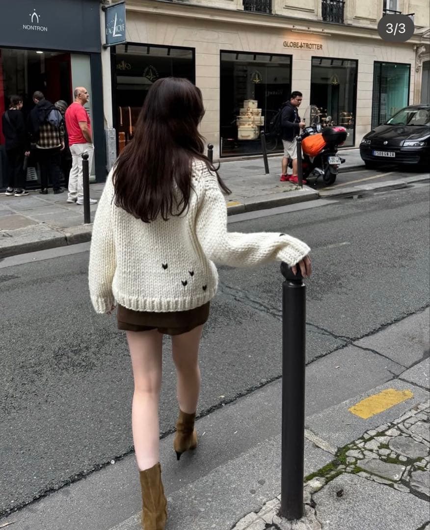 THE TOE Notting-Hill Heart knit S - メルカリ