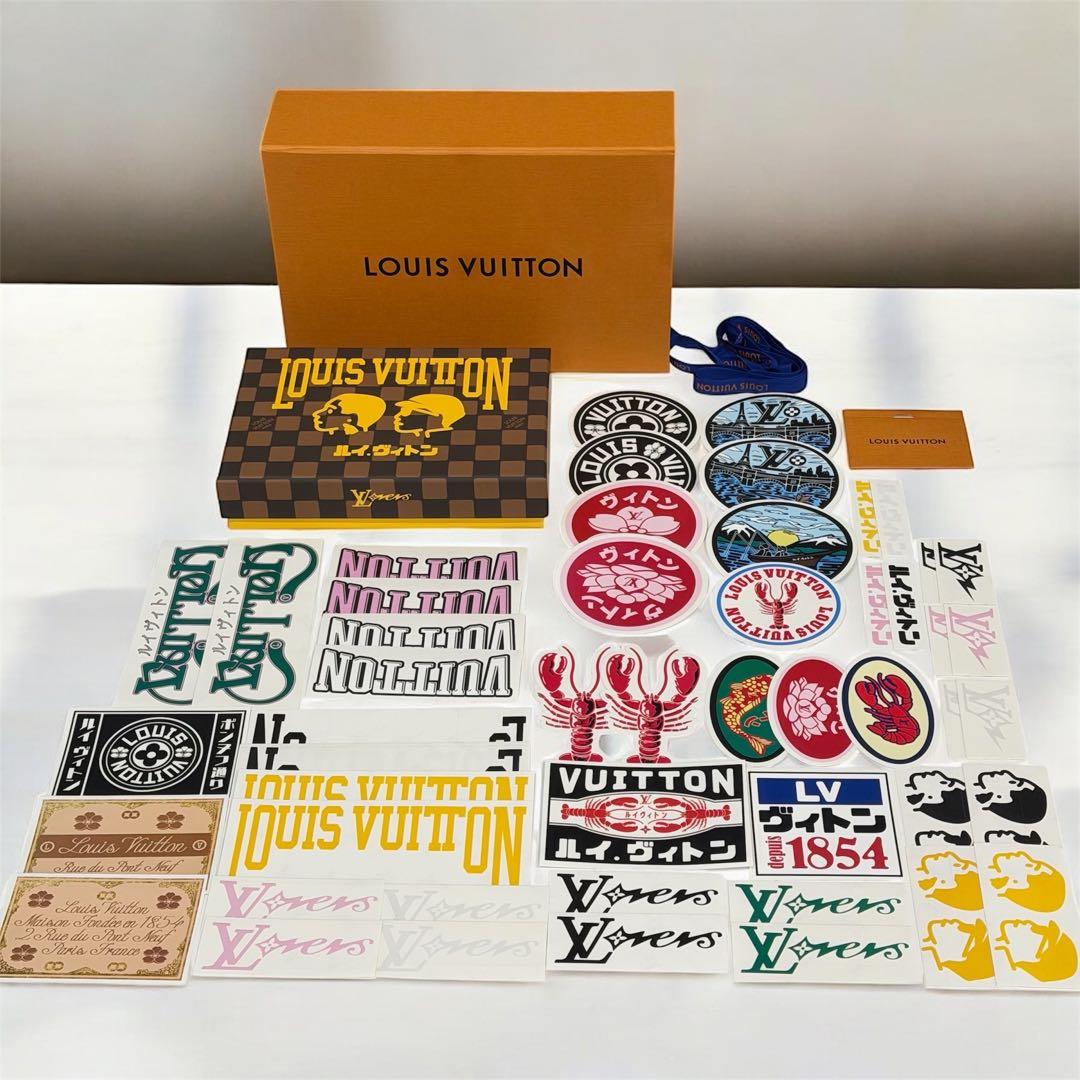 【LOUIS VUITTON 】NIGO×村上隆コラボステッカー ルイヴィトン LOUIS VUITTON 村上隆 コラボ ステッカー 全6種類｜Yahoo