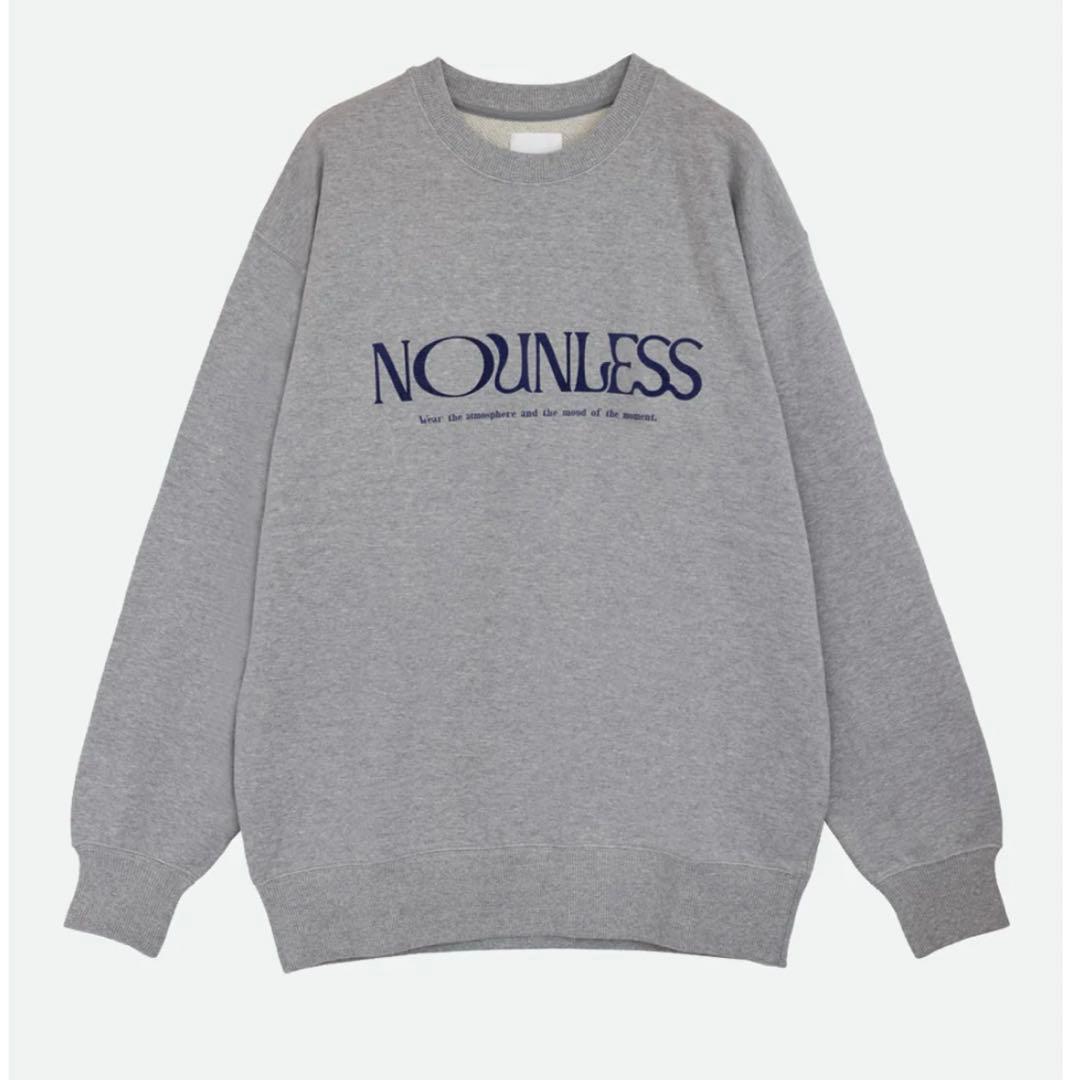 NOUNLESS LOGO WITH MESSAGE SWEAT - メルカリ
